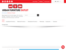 Tablet Screenshot of furnitureurban.com